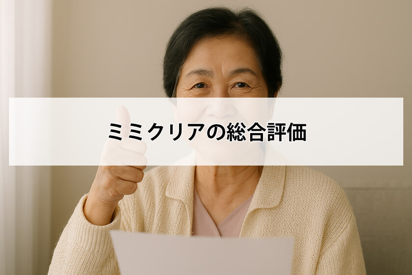 ミミクリアの総合評価